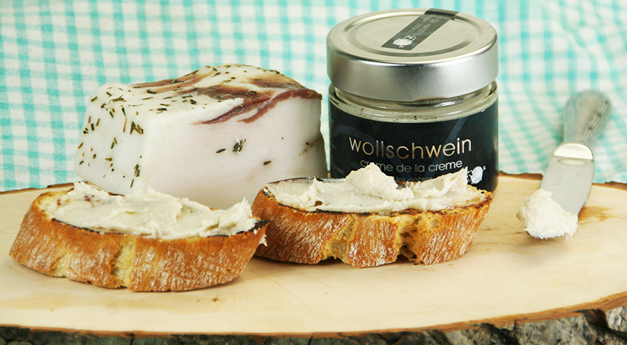 Creme de la Creme Wollschwein Rückenspeck