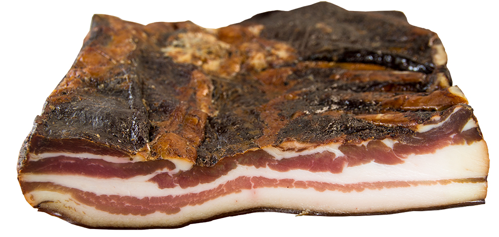 Bauchspeck geruchert