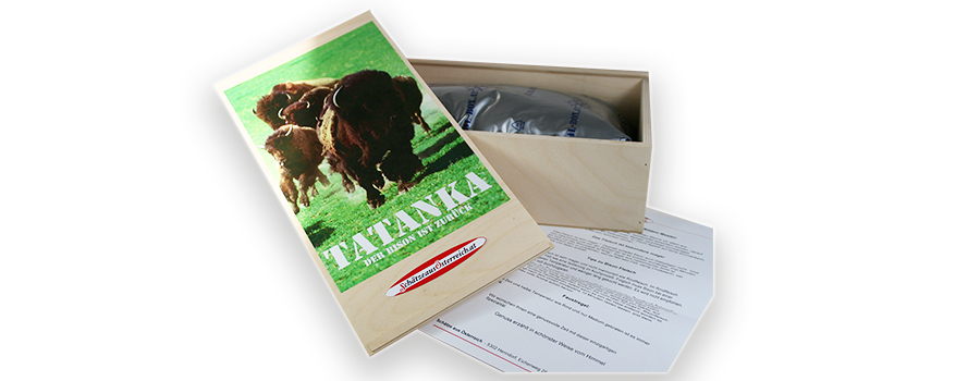 Bison Steak als Feinkostgeschenk