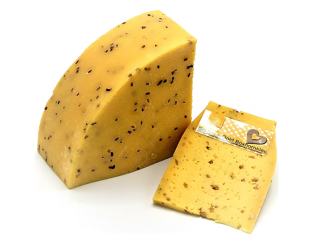 Jersey Rohmilchkse mit Boxhornklee