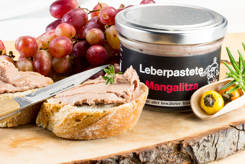 Leberpastete vom Mangalitza Schwein
