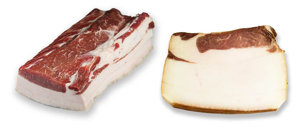 Mangalitza Karree leicht geräuchert