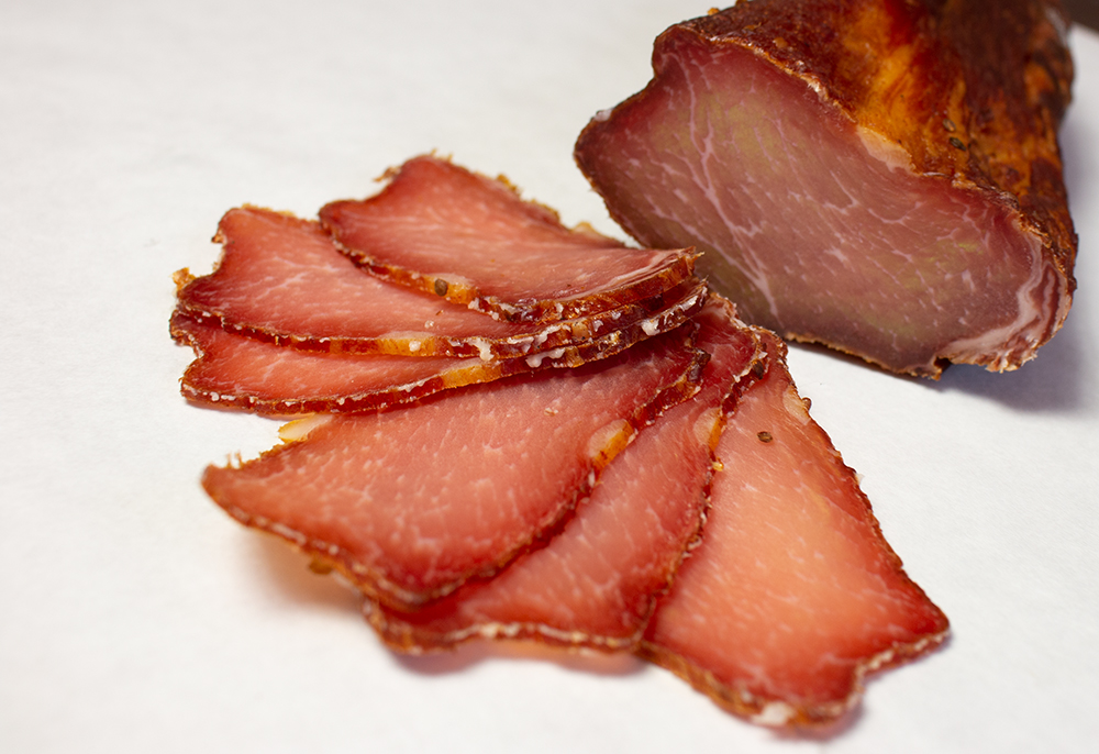 Lachsschinken vom Mangalitza Schwein