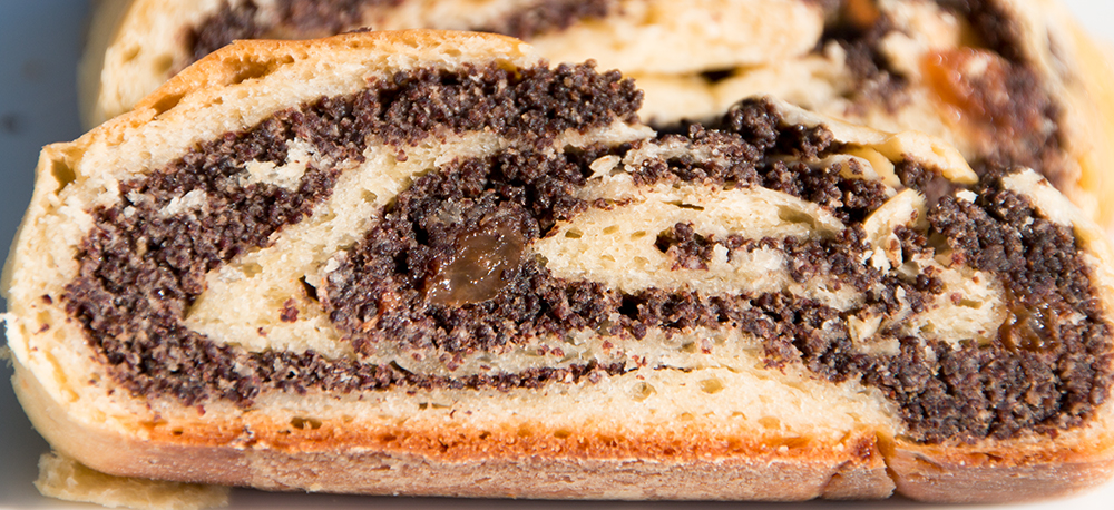 Mohnstrudel Schnitte