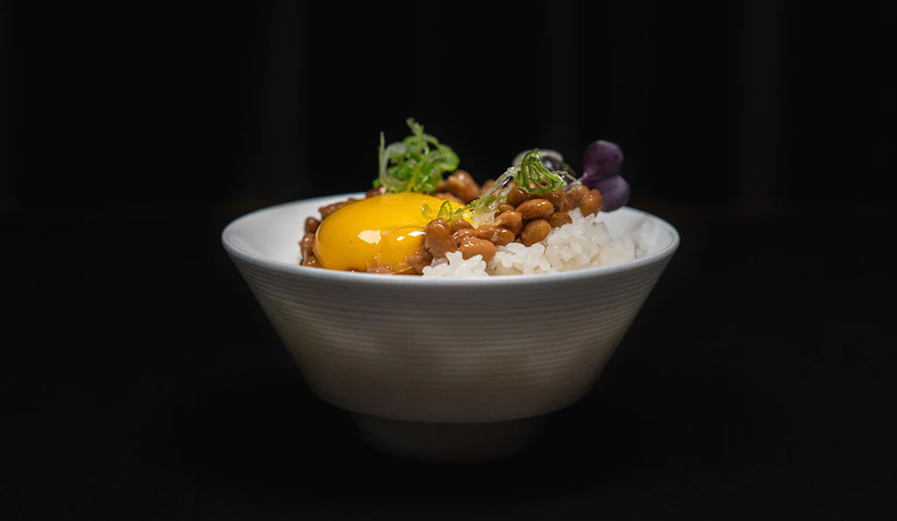 Natto mit Ei