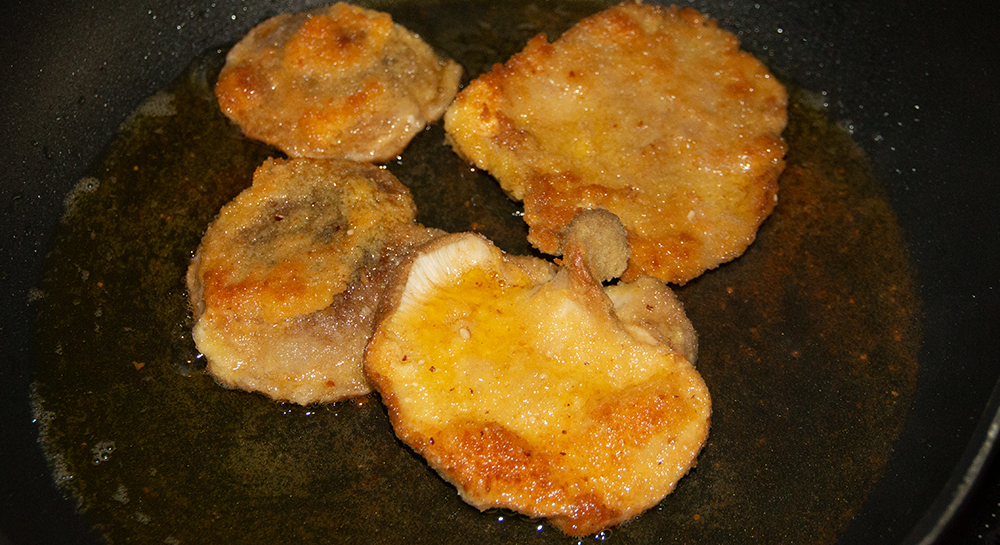 Panierte Shiitake