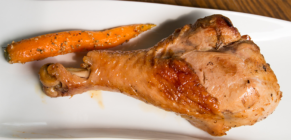 Putenkeule gebraten
