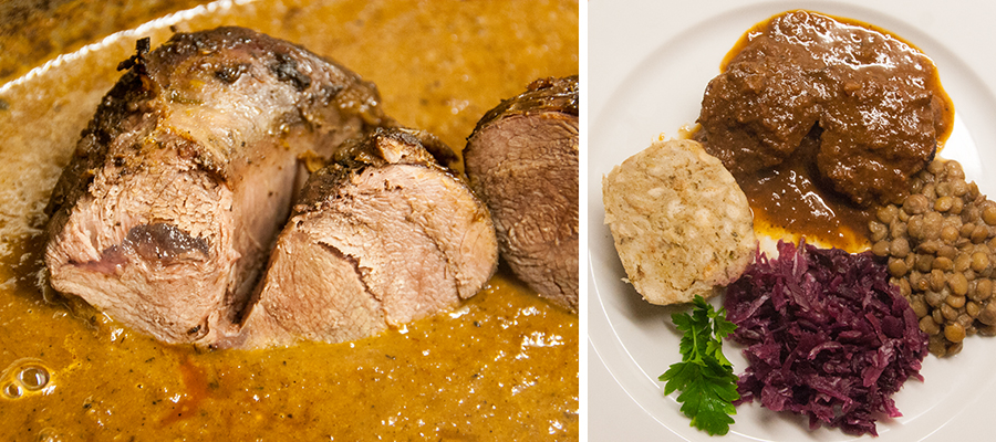 Rehschulter Rollbraten