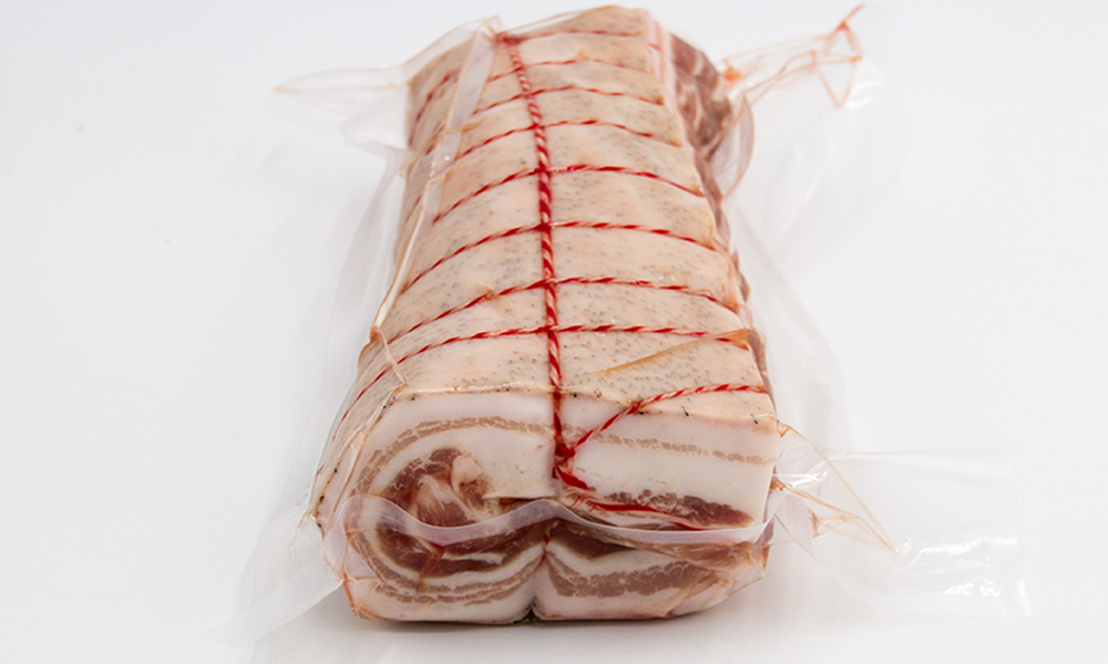 Rollbauch vom Duroc Schwein