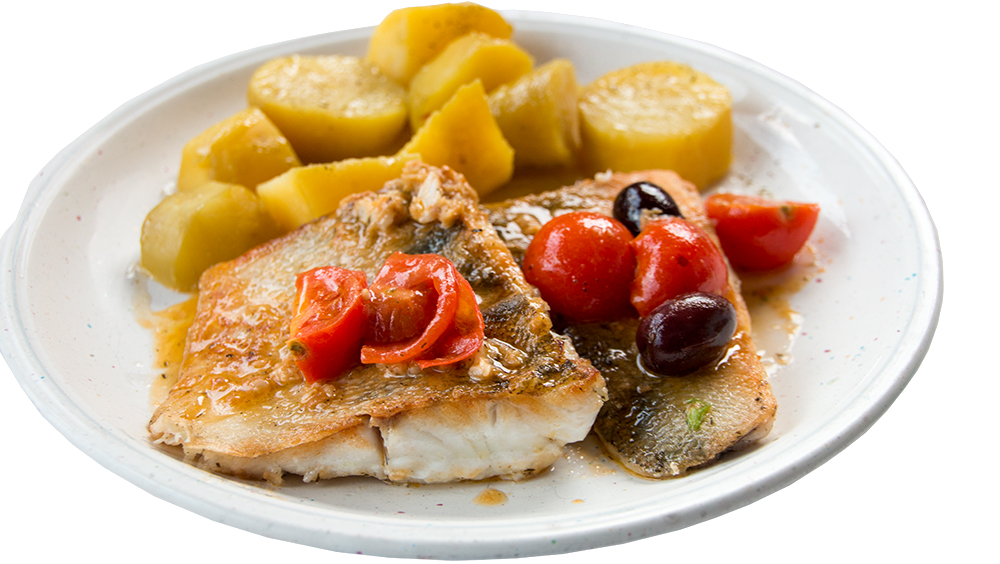 Zanderfilet gebraten