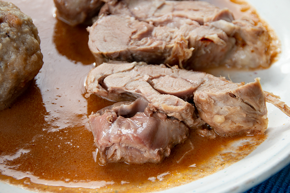 Ziegenkitz Schulterbraten