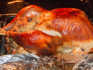 Weihnachtspute vom Bauernhof