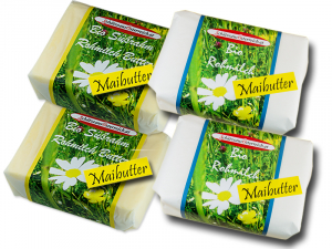 Maibutter Rohmilchbutter Probierpaket aus Srahm und Sauerrahm