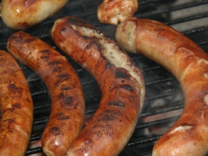 Mangalitzabratwurst mit Curry