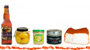 Feinkostgeschenk Roter Speckkaiser