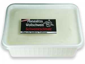Schweineschmalz vom Mangalitza