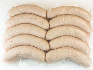 Mnchner Weiwurst vom Mangalitza Schwein