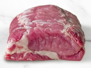 langes Karree vom schwarzen Schwein