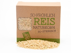 Naturkornreis Trockenanbau bei Schtze aus sterreich