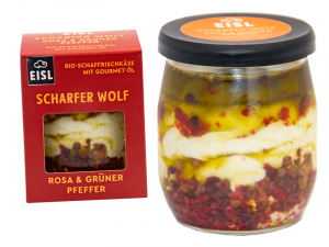 Schaffrischkse mit Pfeffer scharfer Wolf Bio