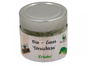 Ziegenfrischkse mit Kruter