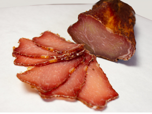 Lachsschinken vom Mangalitza Schwein