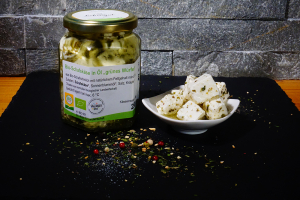 Schaf Frischk�se in �l