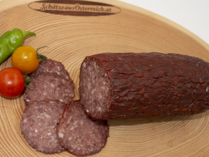 Jausenwurst Blobe Ziege Mangalitza