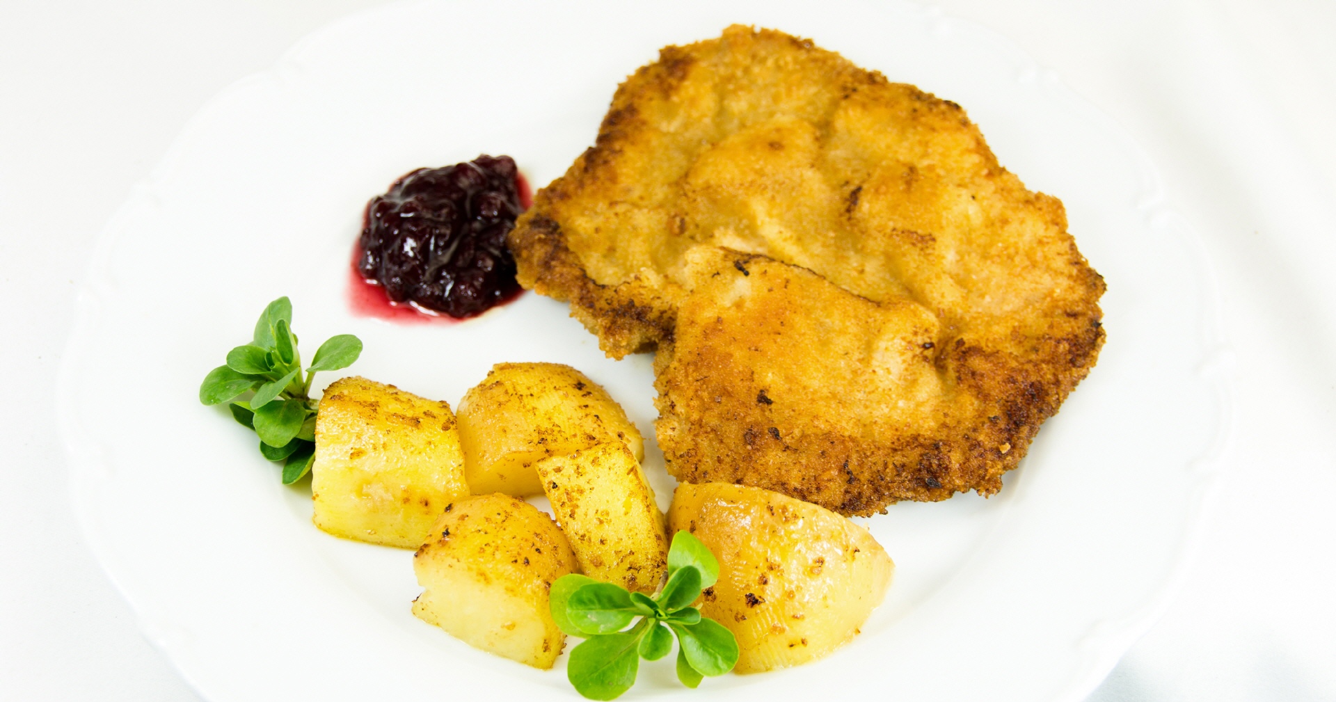 Genießen Sie unser gutes Kalbsschnitzel